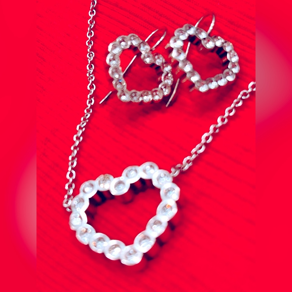 Brighton heart necklace and earrings❤️